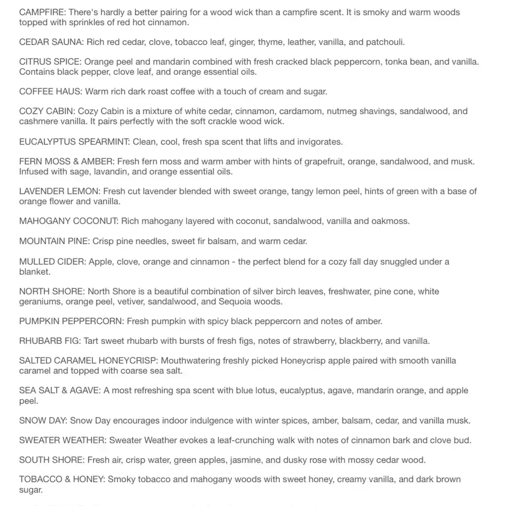 Woodfire Candle Company Amber Apothecary Wood Wick Soy Candle