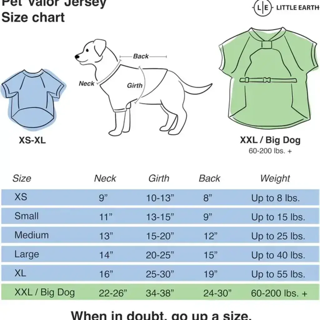 Little Earth Productions Pet Jersey - Medium Green Bay Packers Valor Pet Stretch