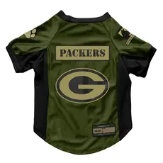 Little Earth Productions Pet Jersey - Large Green Bay Packers Valor Pet Stretch