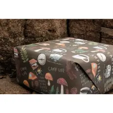 Little Rock Designs Gift Wrap - Camping