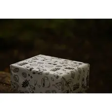 Little Rock Designs Gift Wrap - Explore Black and White