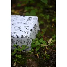 Little Rock Designs Gift Wrap - Explore Black and White