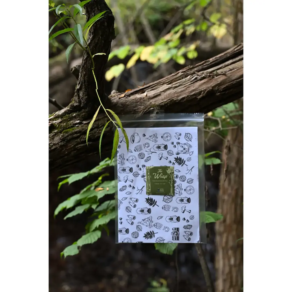 Little Rock Designs Gift Wrap - Explore Black and White