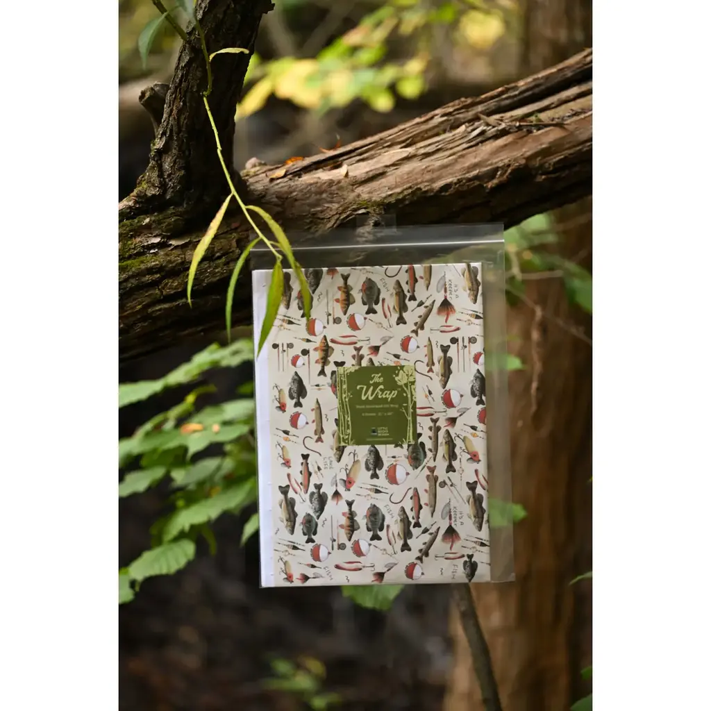 Little Rock Designs Gift Wrap - Fishing