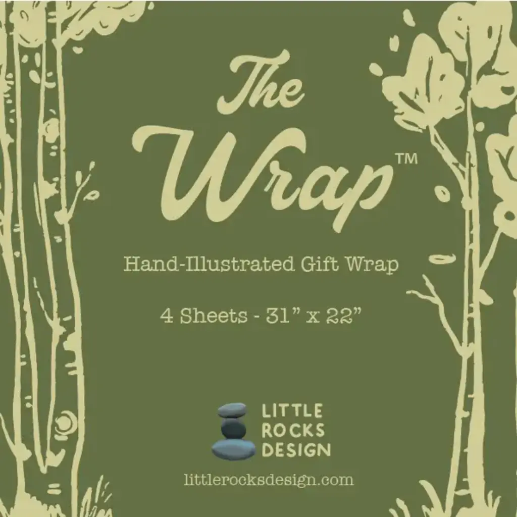 Little Rock Designs Gift Wrap - Midwest Birds