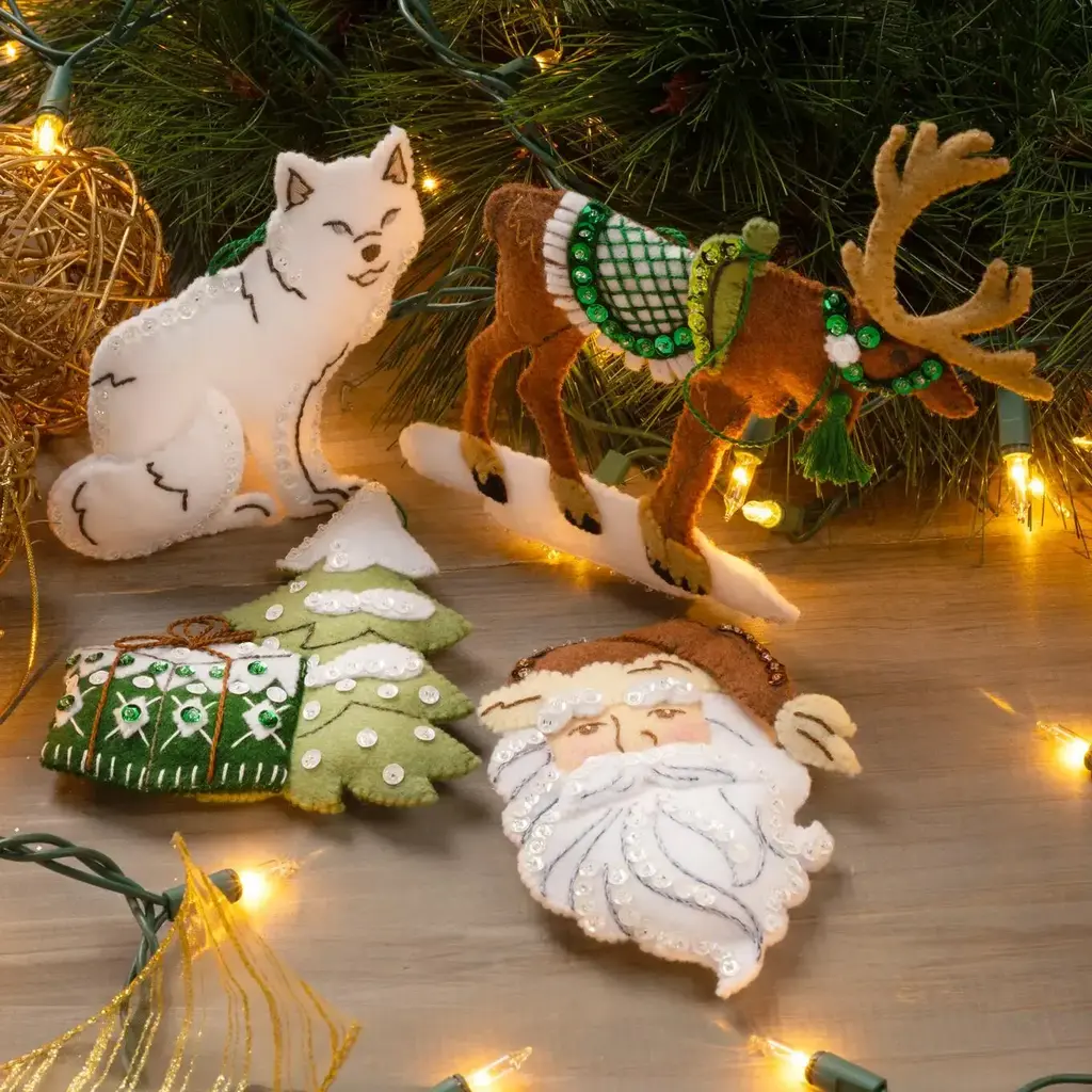 Bucilla Bucilla Nordic Noel Felt Ornament Kit Set of 4