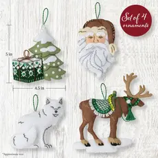Bucilla Bucilla Nordic Noel Felt Ornament Kit Set of 4