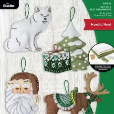 Bucilla Bucilla Nordic Noel Felt Ornament Kit Set of 4