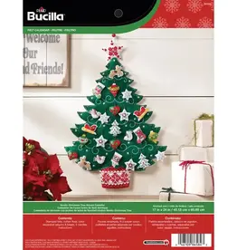 Bucilla Bucilla Nordic Tree Felt Advent Calendar