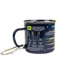 Gift Republic Fishing Guide Enamel Mug