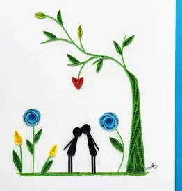 Iconic Quilling Quilling Greeting Card Male Wedding Couple