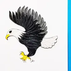Iconic Quilling Quilling Greeting Card Eagle