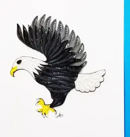 Iconic Quilling Quilling Greeting Card Eagle