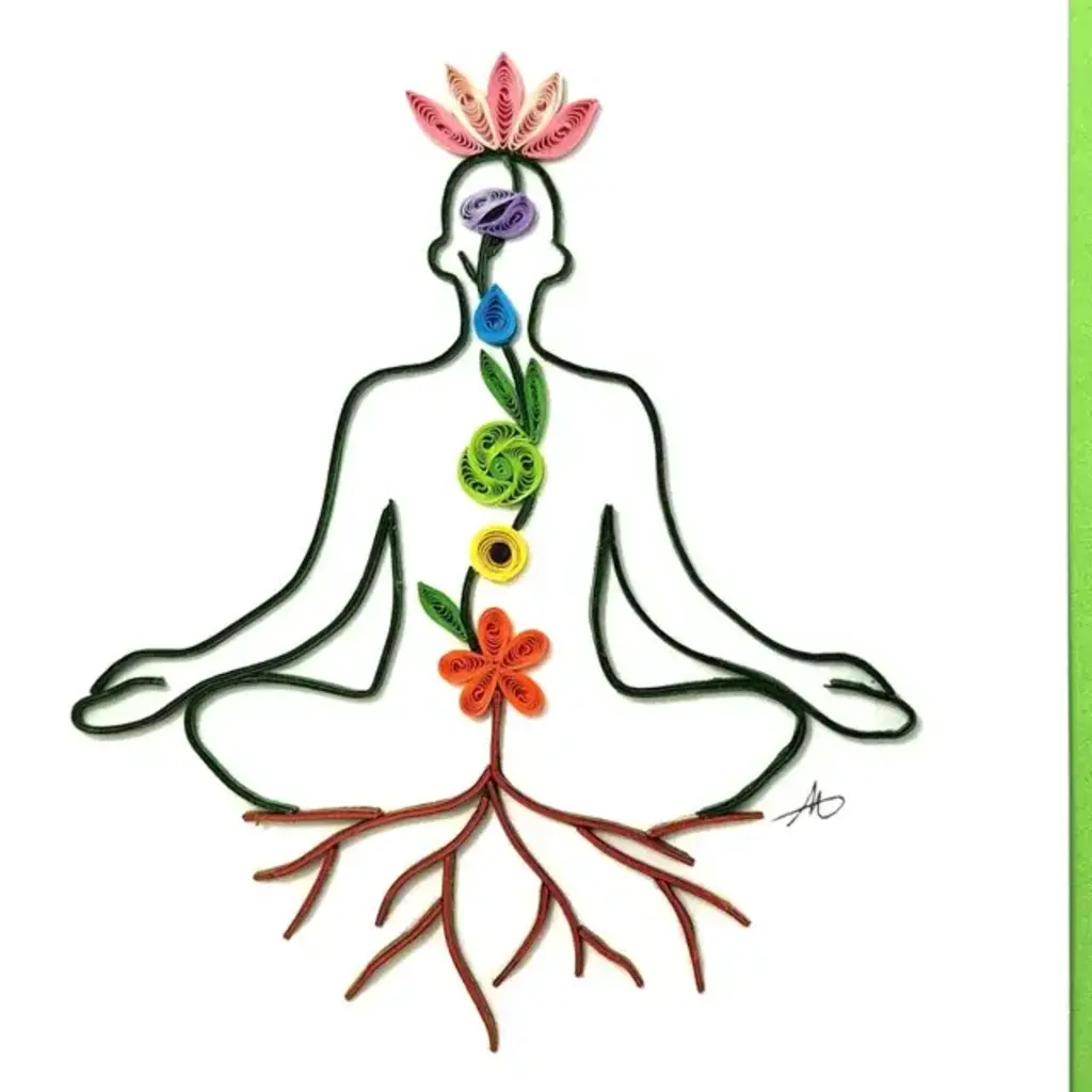 Iconic Quilling Quilling Greeting Card Chakras