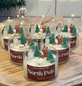 SolarFlareCandleStudio Wood-Wicked North Pole Soy Candle