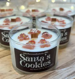 SolarFlareCandleStudio Wood-Wicked Santa's Cookies Gingerbread Soy Candle