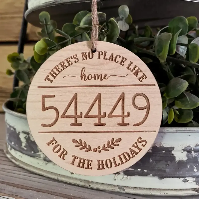 The Farmer's Wife New House Ornament - Zip Code