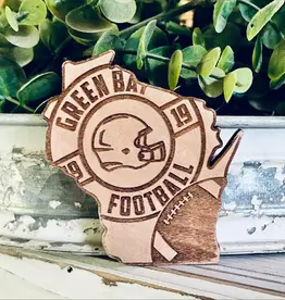 The Farmer's Wife Wisconsin Green Bay Packer Theme Magnet