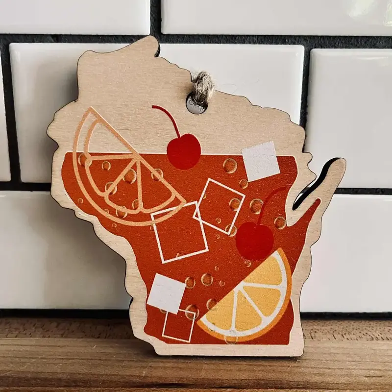 The Farmer's Wife Wisconsin Old Fashioned Ornament