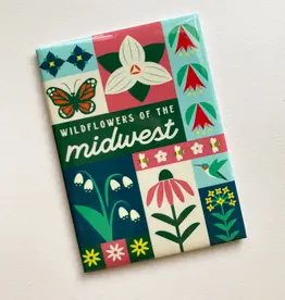Bottlebrush Graphics Midwest Wildflowers Magnet