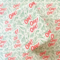 Bottlebrush Graphics Ope Holiday Wrapping Paper Sheets