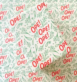 Bottlebrush Graphics Ope Holiday Wrapping Paper Sheets