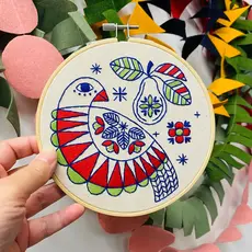 Partridge Complete Embroidery Kit