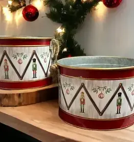 DNS Designs Nutcracker Drum Container - Large