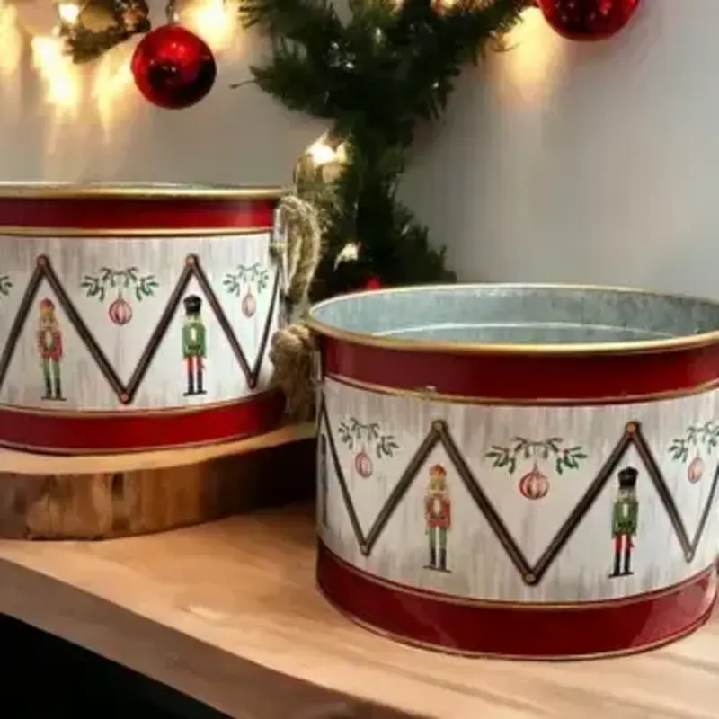 DNS Designs Nutcracker Drum Container - Large