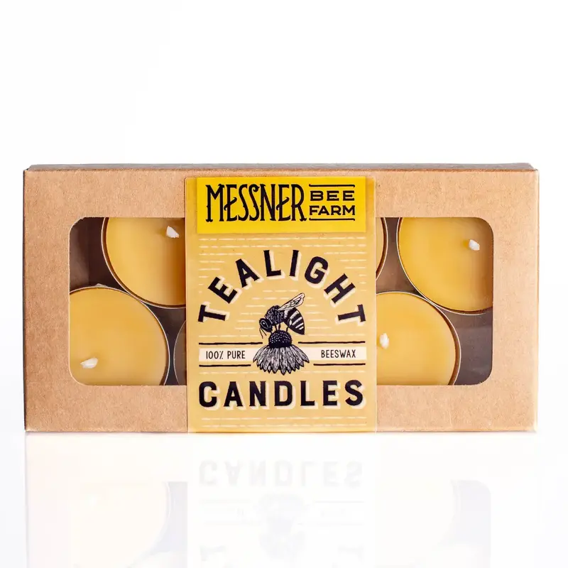 Messner Bee Farm 100% Beeswax Tealights - Set of 6