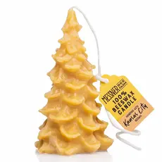 Christmas Tree - 100% Beeswax Candle - Handmade