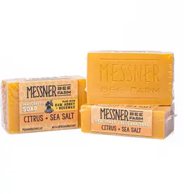 Citrus Sea Salt Soap - Made with Raw Honey and Beeswax