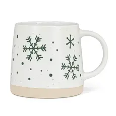 Abbott Wide Base Mug with Snowflake