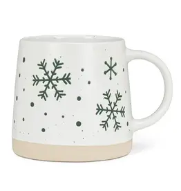 Abbott Wide Base Mug with Snowflake