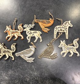 The Oaklair Woodcraft Norwegian Wood Ornaments