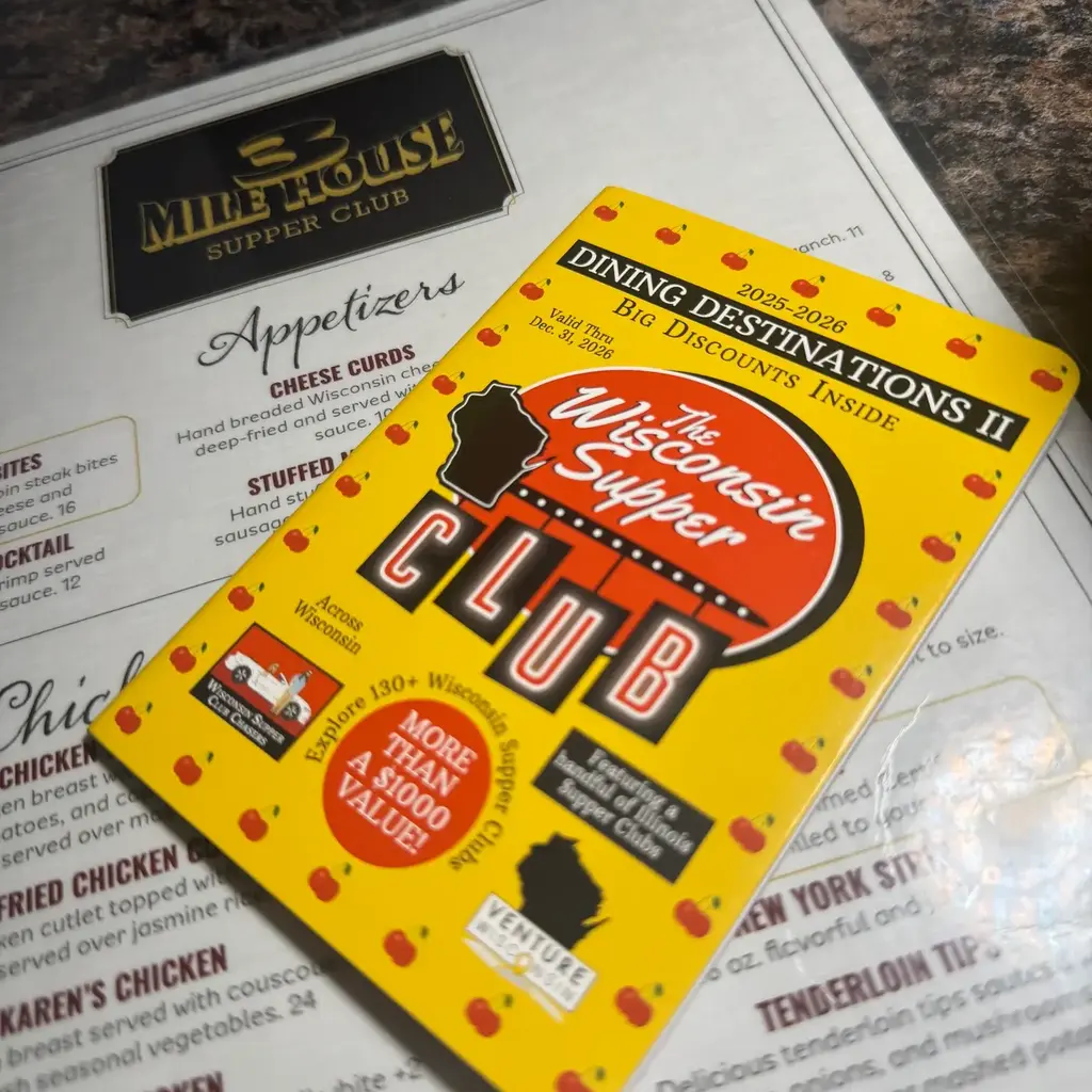 Venture Wisconsin Wisconsin Supper Clubs Passport (2026)