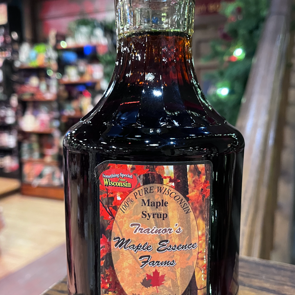 Trainor's Maple Essence Farms Wisconsin Pure Maple Syrup - 1 Quart Glass
