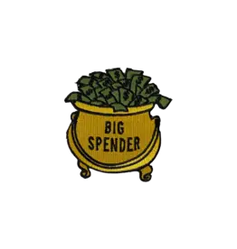 Oxford Pennant Big Spender Embroidered Patch
