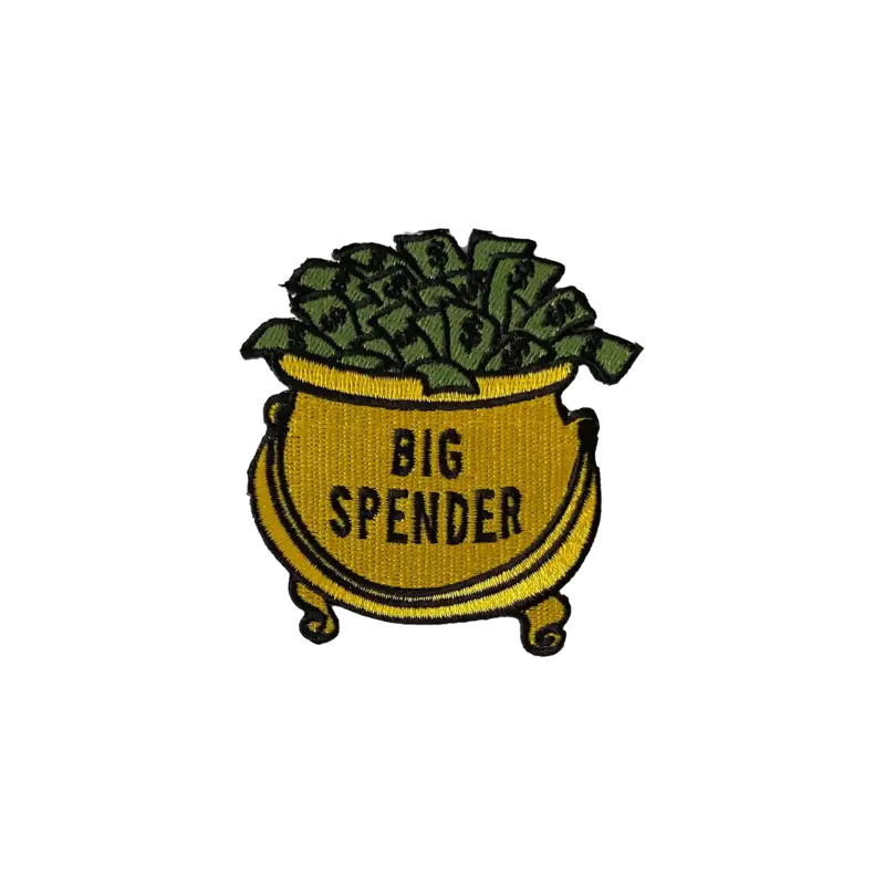 Oxford Pennant Big Spender Embroidered Patch
