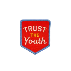 Oxford Pennant Trust the Youth Embroidered Patch