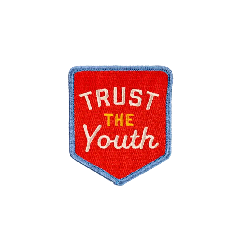Oxford Pennant Trust the Youth Embroidered Patch