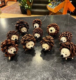 Analisa DeGrave Hedgehog Pinecone Ornament