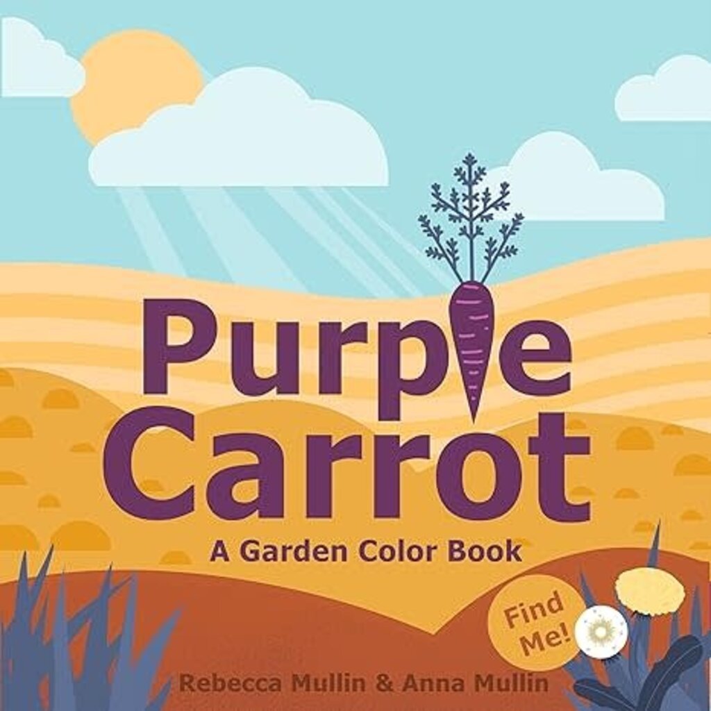 Mullin Rebecca & Anna Purple Carrot - Coloring Book