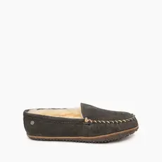 Minnetonka Minnetonka Sheepskin Tobie Slipper - Charcoal