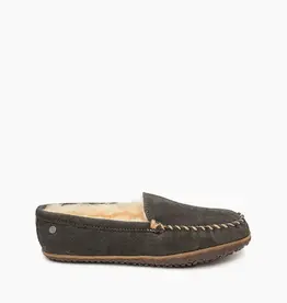 Minnetonka Minnetonka Sheepskin Tobie Slipper - Charcoal