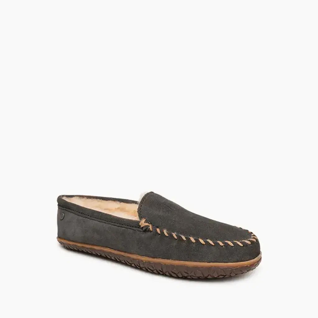 Minnetonka Minnetonka Sheepskin Tobie Slipper - Charcoal