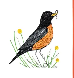 Iconic Quilling Quilling Greeting Card Robin