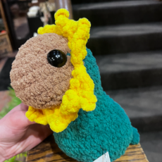 Chrissy's Creations Crochet Plushie - Sunflower T-Rex