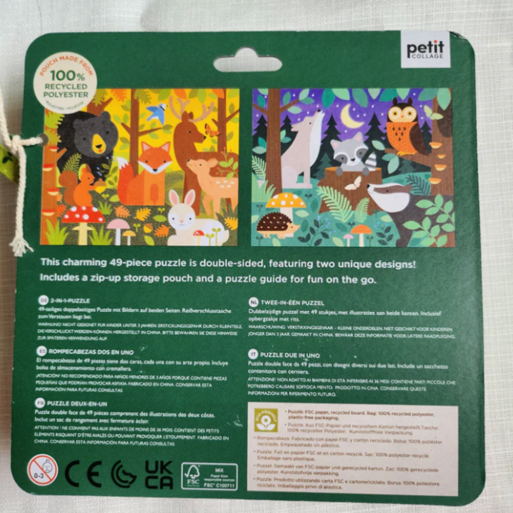 Skandisk Two-Sided On-the-Go Puzzle Woodland