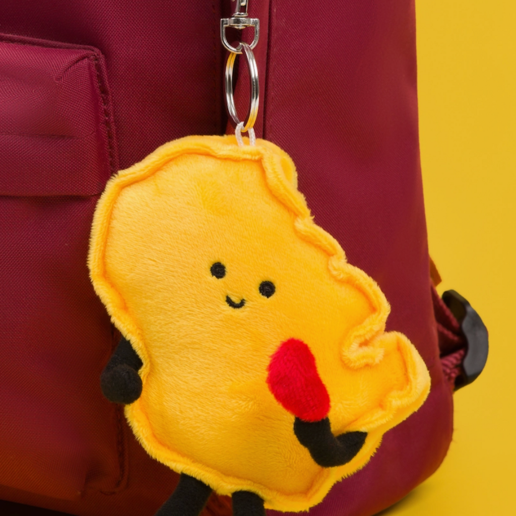 Stuffed States USA Plush Wisconsin, Heart - Keychain